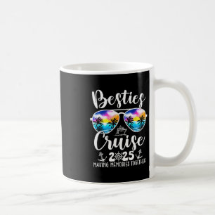 Besties-Kreuzfahrt 2025 passende Freunde-Gruppe Cr Kaffeetasse