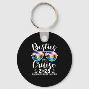Besties-Kreuzfahrt 2025 passende Freunde-Gruppe Cr Schlüsselanhänger