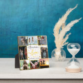 Besties Liebe Collage | 8 Fotos + Name Plaque Fotoplatte (InSitu)