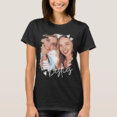 Besties Modern Cool Hearts Best Friends Foto T-Shirt (Vorderseite)