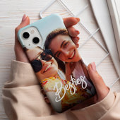 Besties Modern Script Best Friends Foto Case-Mate iPhone Hülle