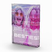 Besties | Moderner Text und Farbeffekt des Fotos (Rechts)