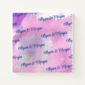 Besties, Namen und Ihr Foto, VS 2 Notizblock (Rückseite)