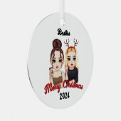Besties Ornament (Vorderseite Rechts)