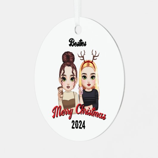 Besties Ornament (Vorderseite links)