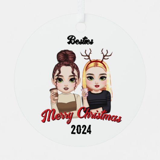 Besties Ornament (Vorderseite)