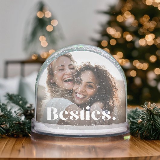 Besties Overlay Best Friends Foto Schneekugeln