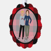 Besties Paper Ornament Card Karte (Links)