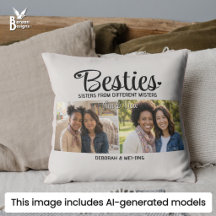 BESTIES Personalisierte 2-Foto-Then-Now-Beste-Freu