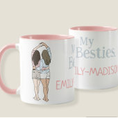 Besties Personalized Mug A Perfect Gift with a Pe Tasse