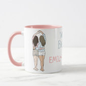 Besties Personalized Mug A Perfect Gift with a Pe Tasse (Links)