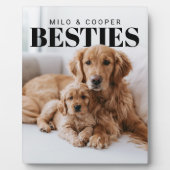 Besties Pets PhotoPop Fotoplatte (Vorderseite)