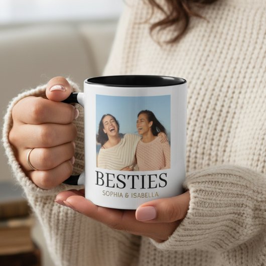 Besties Photo Mug | Personalized Best Friends Gift Tasse