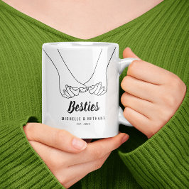 Besties Pinky Promise Kaffeetasse