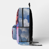 Besties Ready For First Day At School Bedruckter Rucksack (Rechts)