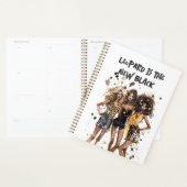 Besties Schwarz, Curry Girls Leopard Druck Aquarel Planer (Anzeige)