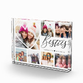 Besties Script 7 Foto Best Friends Collage Heart (Rechts)