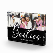 Besties Script Custom Foto Collage Poster (Rechts)