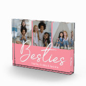 Besties Script Custom Pink Fotoblock (Rechts)