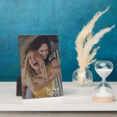 Besties Script Overlay Friendship Foto Fotoplatte (Seite)