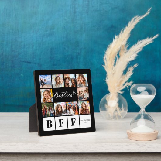 Besties zehn Foto Collage Modernes Script BBF Fotoplatte (InSitu)