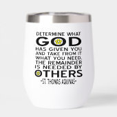 Bestimmen Sie, was Gott Ihnen Aquinas Zitat gegebe (Rückseite)