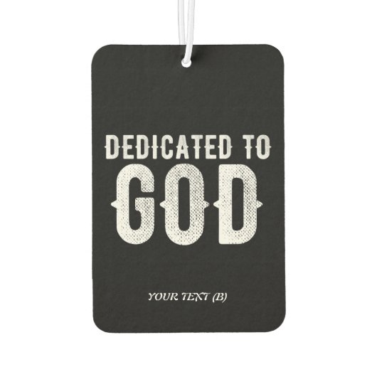 BESTIMMT AUF COOLEN, KUNDENBEWEGLICHEN WEISSEN TEX AUTOLUFTERFRISCHER (Rückseite)