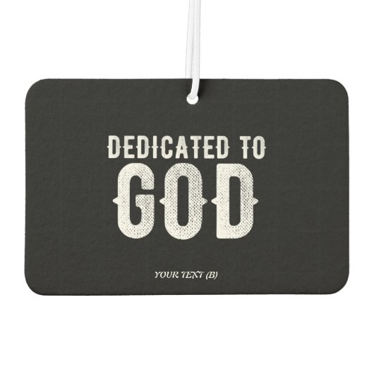 BESTIMMT AUF COOLEN, KUNDENBEWEGLICHEN WEISSEN TEX AUTOLUFTERFRISCHER (Rückseite)