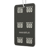 BESTIMMT AUF COOLEN, KUNDENBEWEGLICHEN WEISSEN TEX AUTOLUFTERFRISCHER (Links)