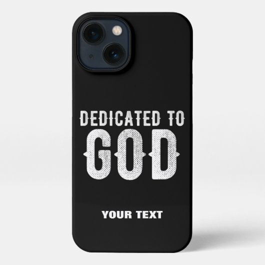 BESTIMMT AUF COOLEN, KUNDENBEWEGLICHEN WEISSEN TEX iPhone HÜLLE (Rückseite)