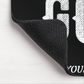 BESTIMMT AUF COOLEN, KUNDENBEWEGLICHEN WEISSEN TEX MOUSEPAD (Ecke)