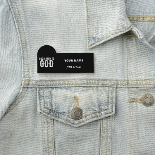 BESTIMMT AUF COOLEN, KUNDENBEWEGLICHEN WEISSEN TEX NAMENSSCHILD (Beispiel)