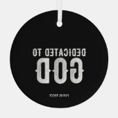 BESTIMMT AUF COOLEN, KUNDENBEWEGLICHEN WEISSEN TEX ORNAMENT AUS GLAS (Rückseite)