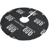 BESTIMMT AUF COOLEN, KUNDENBEWEGLICHEN WEISSEN TEX POLYESTER WEIHNACHTSBAUMDECKE (Schrägansicht)