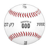 BESTIMMT AUF COOLEN KUNDENSCHWARZTEXT BASEBALL (Vorderseite)