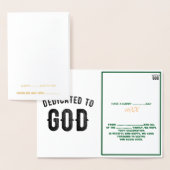 BESTIMMT AUF COOLEN KUNDENSCHWARZTEXT FOLIENKARTE (Anzeige)