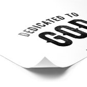 BESTIMMT AUF COOLEN KUNDENSCHWARZTEXT FOTODRUCK (Ecke)