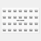 BESTIMMT AUF COOLEN KUNDENSCHWARZTEXT GESCHENKPAPIER SET (Vorderseite 3)