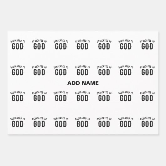 BESTIMMT AUF COOLEN KUNDENSCHWARZTEXT GESCHENKPAPIER SET (Vorderseite 3)