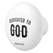 BESTIMMT AUF COOLEN KUNDENSCHWARZTEXT KERAMIKKNAUF (Rechts)