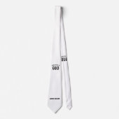 BESTIMMT AUF COOLEN KUNDENSCHWARZTEXT KRAWATTE (Vorderseite)