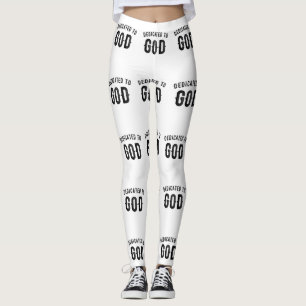 BESTIMMT AUF COOLEN KUNDENSCHWARZTEXT LEGGINGS