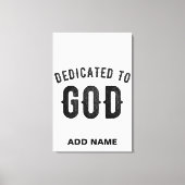 BESTIMMT AUF COOLEN KUNDENSCHWARZTEXT LEINWANDDRUCK (Vorderseite)