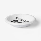 BESTIMMT AUF COOLEN KUNDENSCHWARZTEXT PAPPTELLER (Gewinkelt)