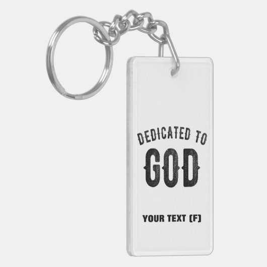 BESTIMMT AUF COOLEN KUNDENSCHWARZTEXT SCHLÜSSELANHÄNGER (Vorderseite links)