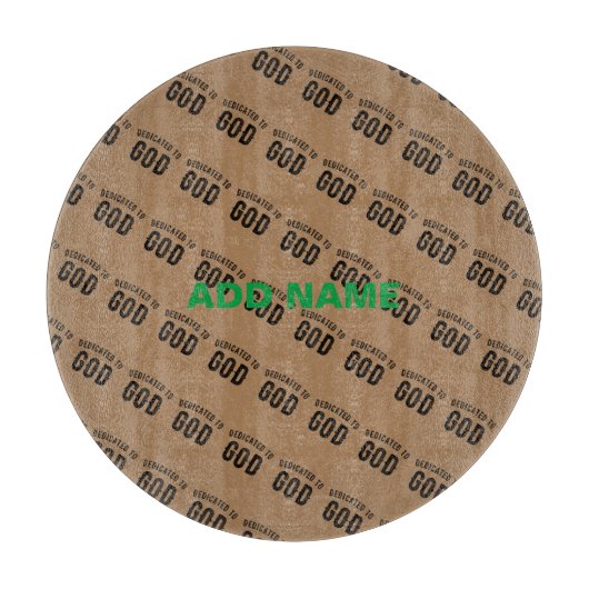 BESTIMMT AUF COOLEN KUNDENSCHWARZTEXT SCHNEIDEBRETT (Vorderseite)