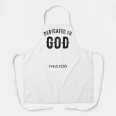 BESTIMMT AUF COOLEN KUNDENSCHWARZTEXT SCHÜRZE (Vorderseite)