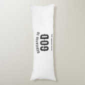 BESTIMMT AUF COOLEN KUNDENSCHWARZTEXT SEITENSCHLÄFERKISSEN (Vorderseite Vertikal)