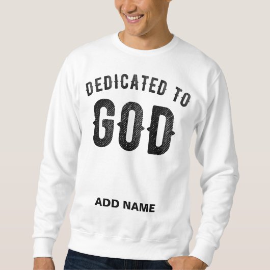 BESTIMMT AUF COOLEN KUNDENSCHWARZTEXT SWEATSHIRT (Vorderseite)