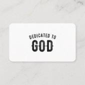 BESTIMMT AUF COOLEN KUNDENSCHWARZTEXT VISITENKARTE (Rückseite)